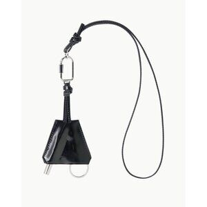 STAUD SAFETY WHISTLE KEY FOB BLACK Lanyard
